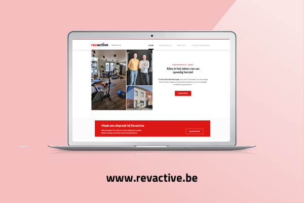 Website ontwikkeld voor Revactive