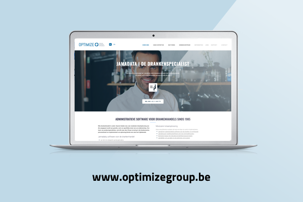 Website ontwikkeld voor Optimize Group