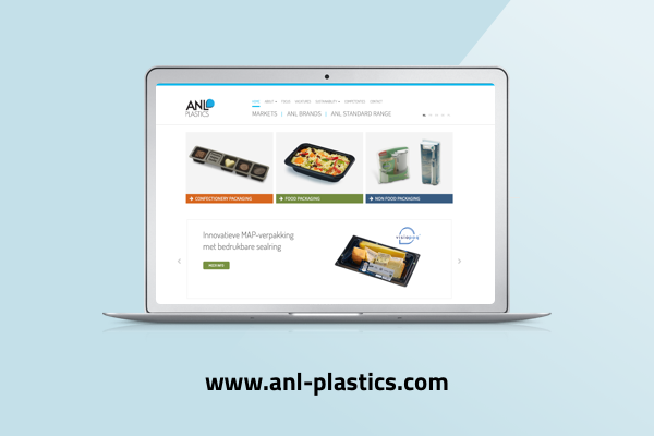 Website ontwikkeld voor ANL Plastics