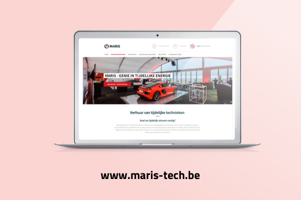 Website ontwikkeld voor Maris Tech