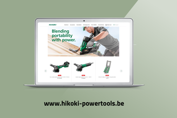 Website gebouwd voor Hikoki Powertools
