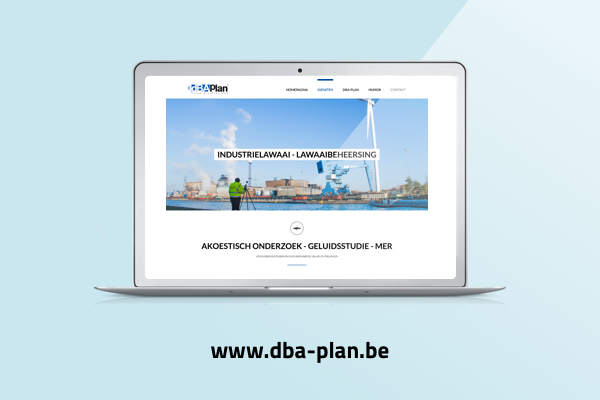 Website ontwikkeld voor dBA-plan