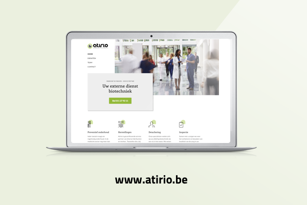 Website ontwikkeld voor Atirio